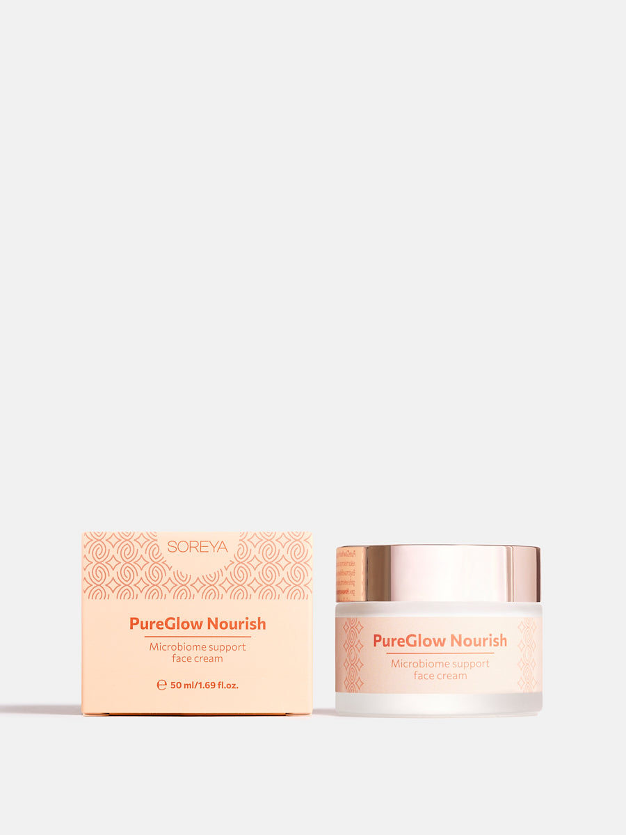 PureGlow Nourish - Възстановяващ крем за сияйна кожа с масло от шеа и активни съставки